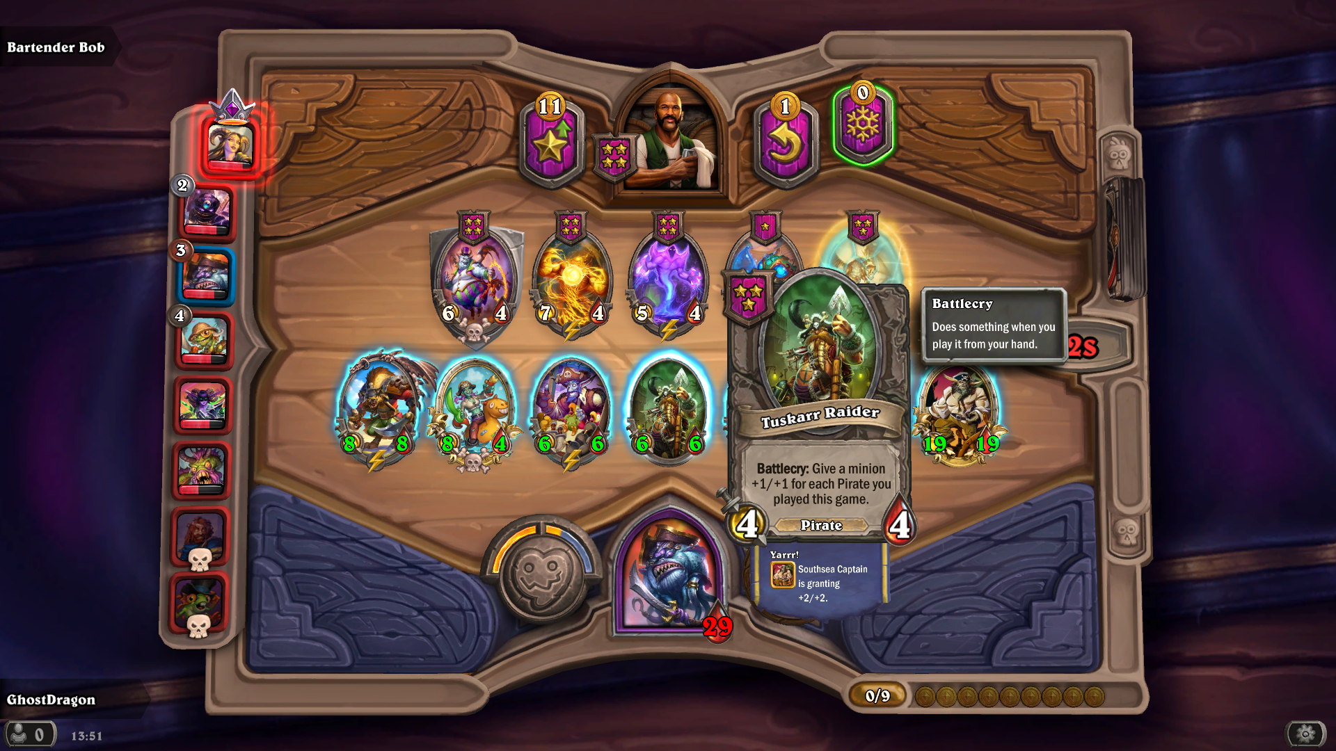 Hearthstone Battlegrounds Buddy List Every heroes